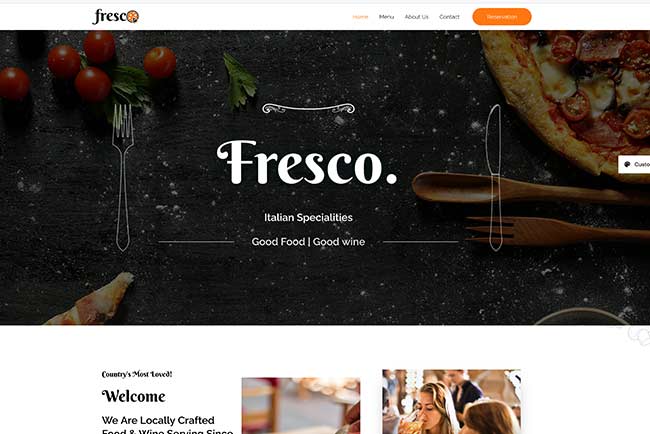 template-fresco-pour site internet en mensualités par X-Marques