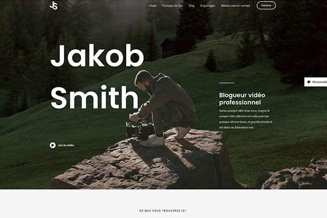 Cration de site web One-page - Template imahe