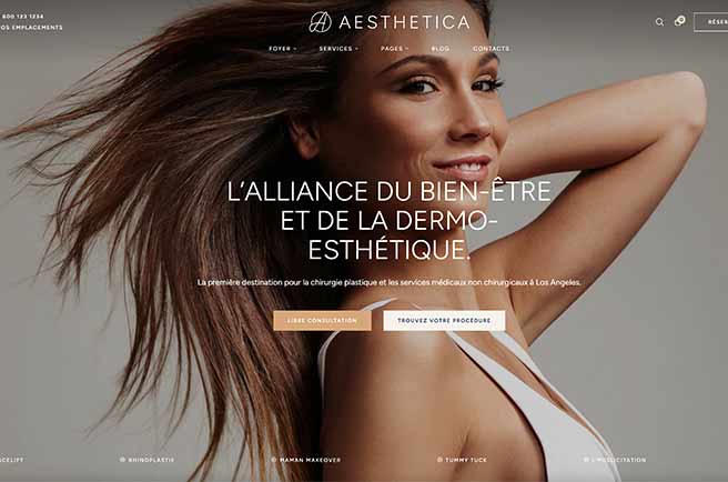 medico-esthetique site wordpress clé en main